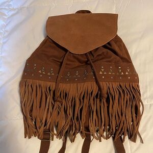 American Eagle Fringe Backpack